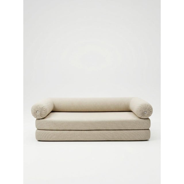Vintage Convertible Two-Piece Sofa by Pierre Cardin, 1960s For Sale - Image 4 of 4