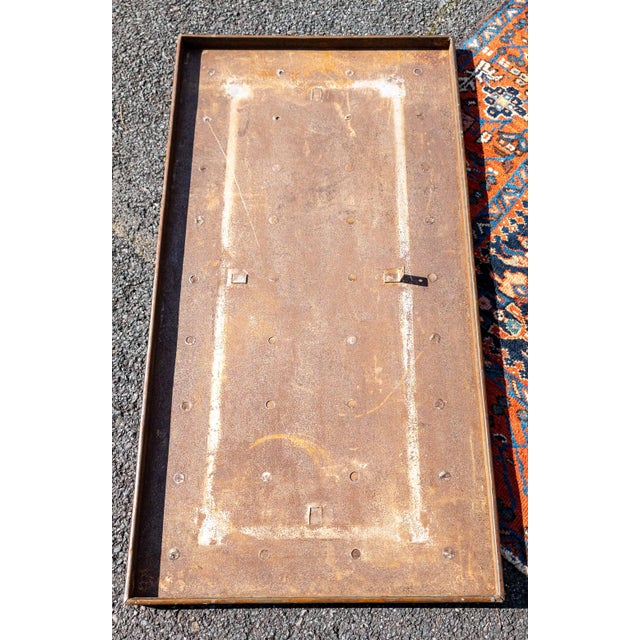 Early 20th Century Arts and Crafts Copper Clad Top Spanish Jacobean Revival Sofa Table For Sale - Image 17 of 18