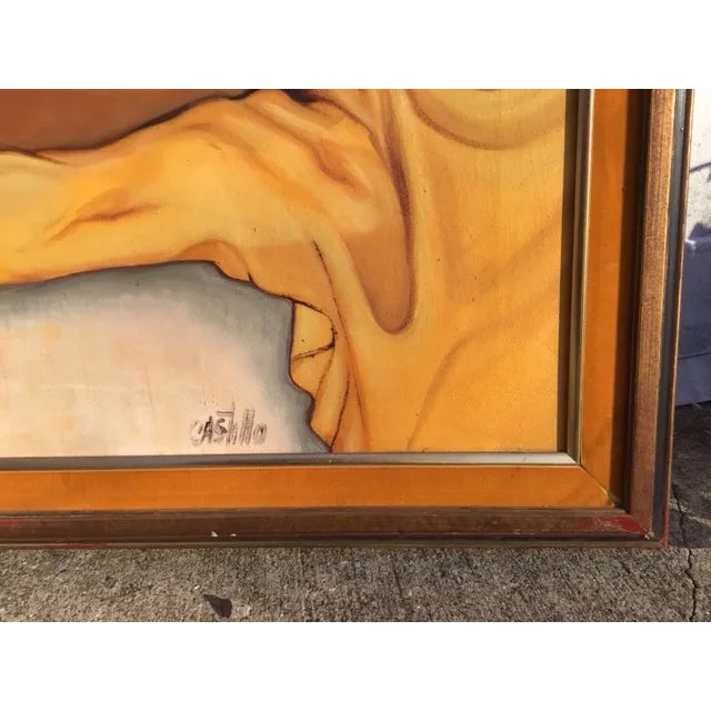 Nude Modern Figurative Oil Painting Canvas Signed Castillo For Sale In Cleveland - Image 6 of 11