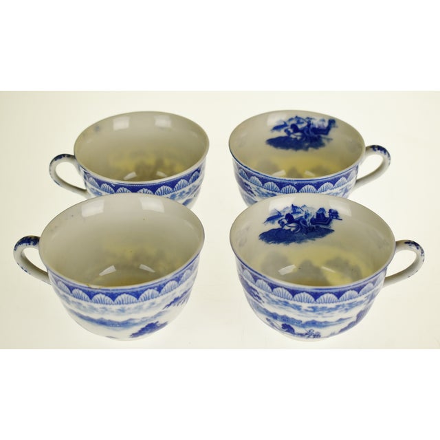 Vintage Japanese Porcelain Tea Cups Set of 4 Chairish