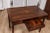 Brown Italian 1890s Walnut Side Table with Elm Marquetry Star, Drawer and Turned Legs For Sale - Image 8 of 12