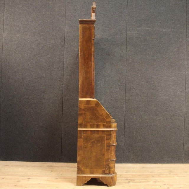 Vintage Venetian Secretaire in Beech, 1960s For Sale - Image 9 of 11