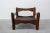 Set of Second Half of the 20th Century American Single Seats in Wood & Leather, 1970s For Sale - Image 7 of 13