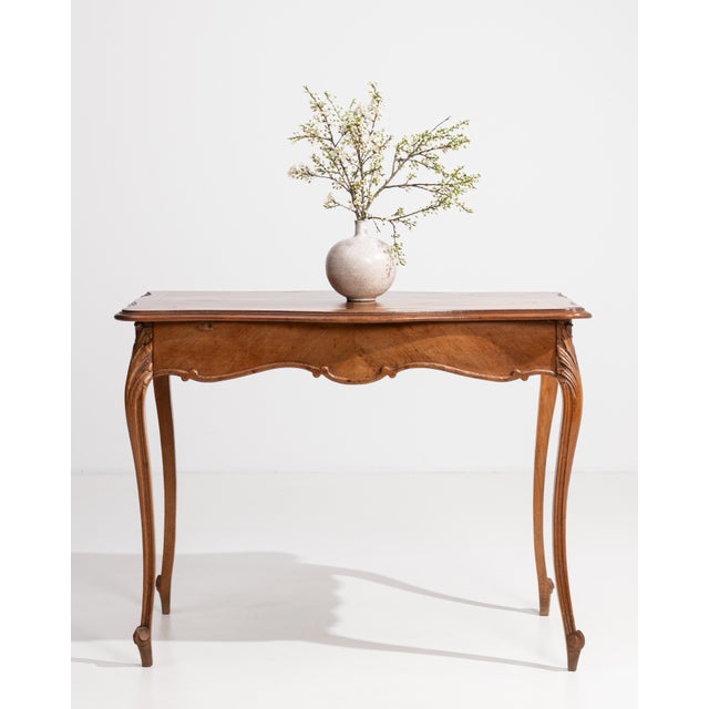 Louis XV Side Table with Single Drawer in Original Patina, Rococo Style, France, 19th Century For Sale In Greensboro - Image 6 of 16