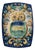 Sicilian Ceramic Wall Plaque with Owl, Italy, 1950s For Sale