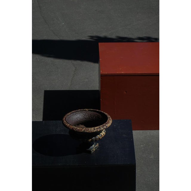 Antique French Cast Iron Garden Planter, 1920s For Sale - Image 4 of 13