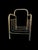 1970s Vintage Brass Magazine Rack | Hollywood Regency Tubular Metal Newspaper Holder For Sale - Image 5 of 7