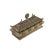 The Chinese Tibetan Silver Color Rectangular Shape Incense Burner is a traditional Tibetan-style incense holder. It is...