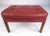 Mid-Century Modern Danish Modern Tufted Leather Ottoman For Sale - Image 3 of 9
