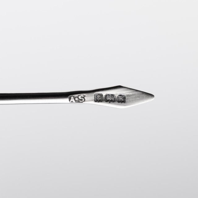 Vintage 20th Century English Silver Cocktail Sticks, 1934, Set of 6 For Sale - Image 12 of 13