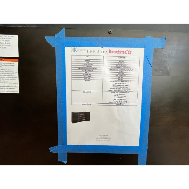 Wood Larry Laslo Designs Slim Jim Cabinet For Sale - Image 7 of 7