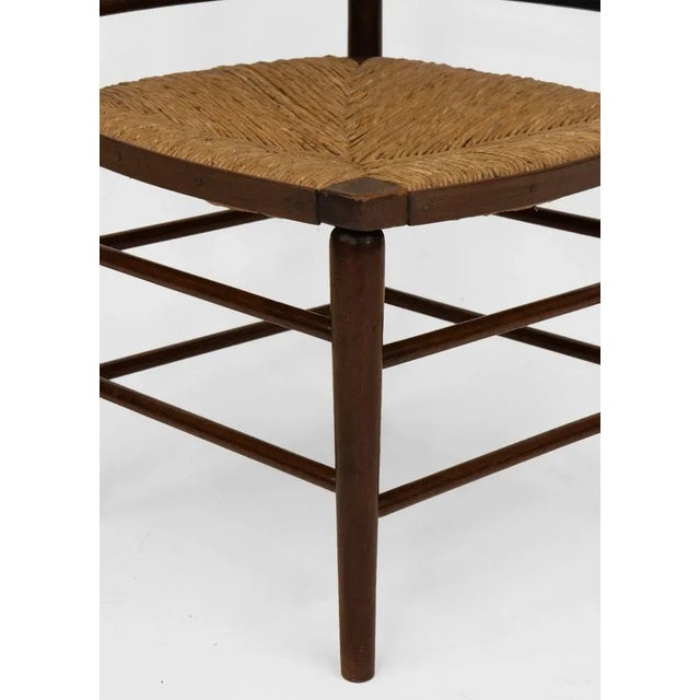 Wood Aesthetic Movement Corner Chair Circa 1880 For Sale - Image 7 of 10