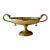 Vintage Mid 20th Century French Brass Compote With Koi Fish Handles For Sale