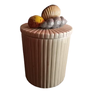 1970s Fitz & Floyd Nautical Theme Ceramic Canister Jar
