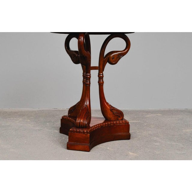 Biedermeier Style Side Table in Mahogany, Late 20th Century For Sale - Image 6 of 15