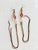 1990s Vintage 1990s Gothic Tribal Brass Skull Shoulder Duster Earrings, Pair For Sale - Image 5 of 14