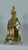 1960s Vintage Brass Mantel Clock with Franz Hermle Movement from Robert Grant, London, 1960s For Sale - Image 5 of 13
