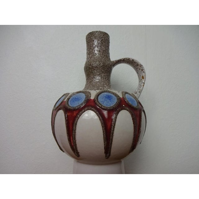 Fat Lava Ceramic Vase from Veb Haldensleben, East Germany, 1970s For Sale - Image 14 of 18