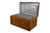 A very large and impressive antique quartersawn oak metal / tin lined humidor storage box / chest, circa 1893. Dimensions:...