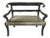 1950s Vintage Cloisonne Moroccan Metal Rams Head 2 Seater Love Seat Settee For Sale - Image 5 of 5