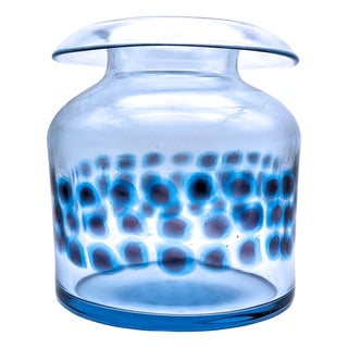 Mid-Century Modern Murano Murrine Glass Vase by Antonio Da Ros for Cenedese, 1960s For Sale