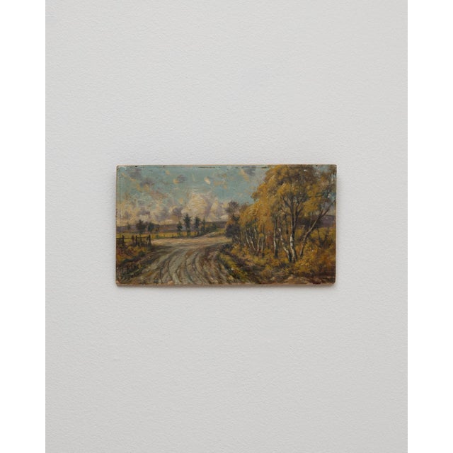 Traditional 20th Century Belgian Landscape Painting For Sale - Image 3 of 18