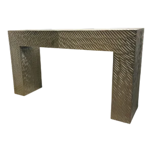 Modern German Silver Foil Console Table