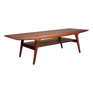 Vintage Danish Teak Coffee Table For Sale