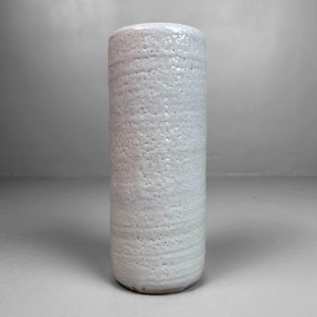 1980s Vintage Shino Ikebana Flower Vase, Japan, 1980s For Sale - Image 5 of 10