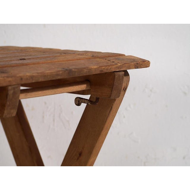 Vintage Folding Stool, 1950 For Sale - Image 6 of 8
