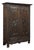 18th Century Country French Normandy Carved Oak Armoire For Sale