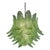 Early 21st Century Italian Green Felci Murano Glass Chandelier in Green by Simoeng for Simoeng For Sale - Image 5 of 5