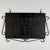 Black Antique Hand Painted Wood Real Estate Sign in Wrought Iron Scroll Design Frame For Sale - Image 8 of 12