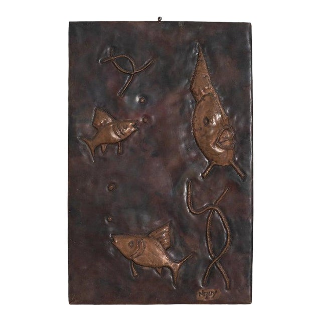 1960s Danish Copper Artwork For Sale
