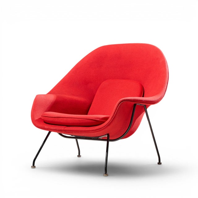 Mid-Century Modern Eero Saarinen for Knoll Mid Century Womb Chair For Sale - Image 3 of 9