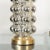 Glass Vintage Pair of Cylindrical Bubble Mercury Glass Lamps For Sale - Image 7 of 9