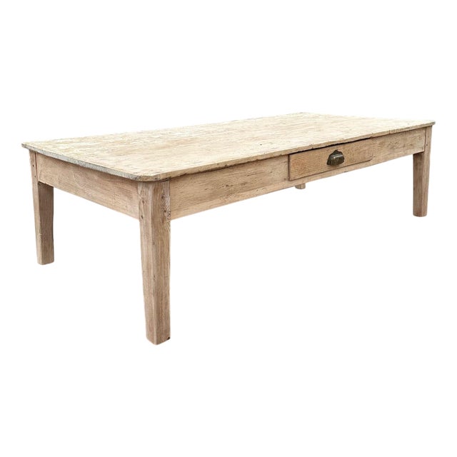 Double Drawer Coffee Table For Sale