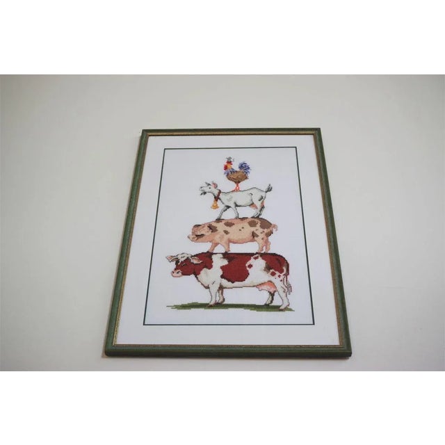 Brown Crocheted Paintings, 1990s, Set of 3 For Sale - Image 8 of 18