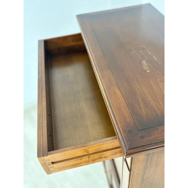 Wood Italian Secretaire in Wood from Selva For Sale - Image 7 of 13