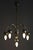 Mid-Century Chandelier in Brass and Opaline Glass, Czech, 1950s For Sale - Image 14 of 16