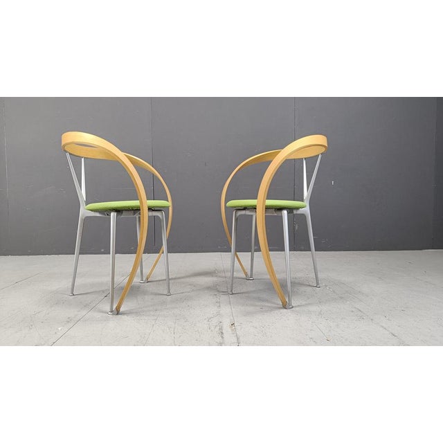 Revers Dining Chairs attributed to Andrea Branzi for Cassina, 1993, Set of 6 For Sale - Image 13 of 15