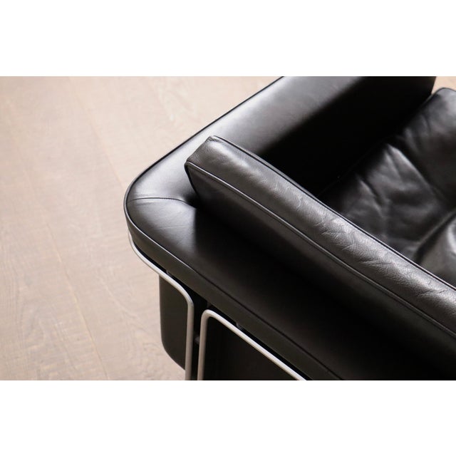 Vintage Model 6912 Lounge Chairs in Black Leather by Horst Brüning for Kill International, Germany, 1967, Set of 2 For Sale - Image 10 of 18