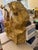 Custom Gold Painted Resin Cave Rock Mirror For Sale - Image 11 of 12