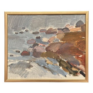 Roger Hägnert, Öland Motif, 1989, Oil Painting on Canvas, Framed For Sale