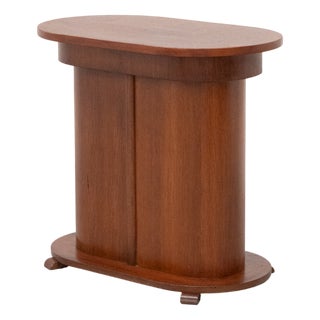Dutch Art Deco Hinged Top Side Table, 1920s For Sale