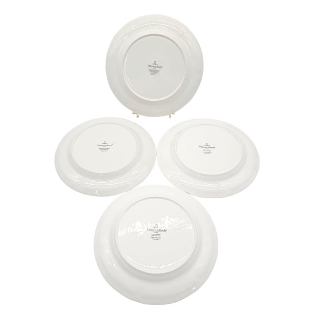 Villeroy & Boch Vintage Villeroy & Boch Porcelain French Garden Fleurence Dinner Plates, Germany 10.5" For Sale - Image 4 of 6
