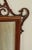Wood Chippendale Style Mahogany Pierced Fretwork Carved Wall Mirror For Sale - Image 7 of 13