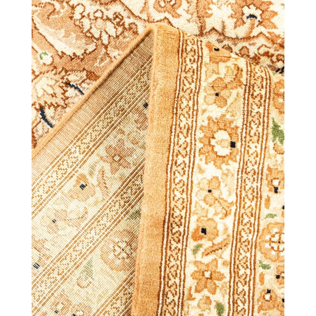 Mogul, One-of-a-Kind Hand-Knotted Area Rug - Yellow, 6' 1" x 9' 5" For Sale In New York - Image 6 of 8