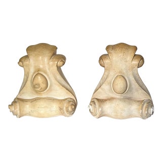 Antique Large Marble Architectural Bookends- Set of 2 For Sale