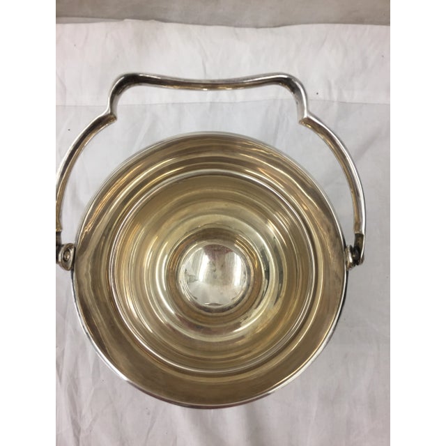 Early 20th Century Antique Etched Silver Vase For Sale - Image 5 of 10